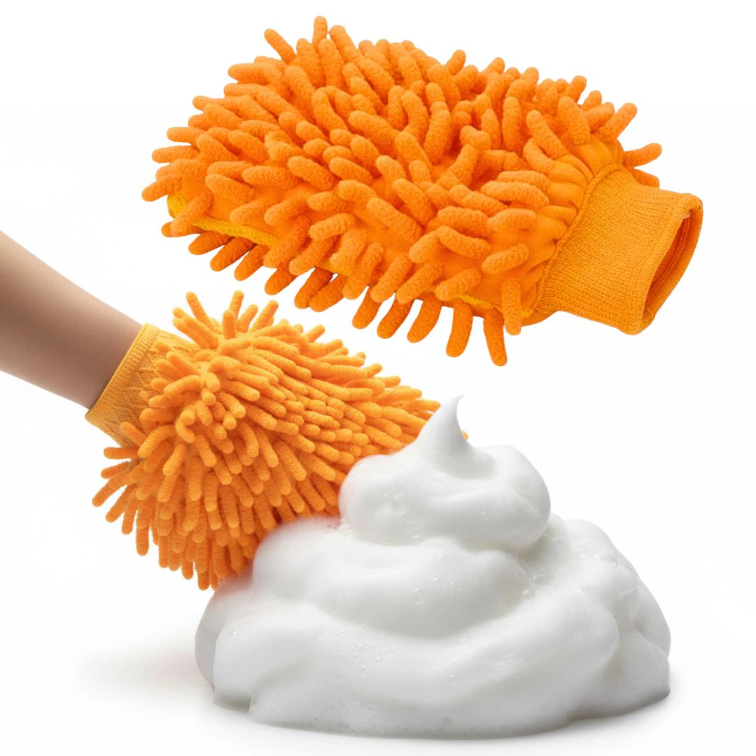 Rękawica do mycia auta ORANGE 1