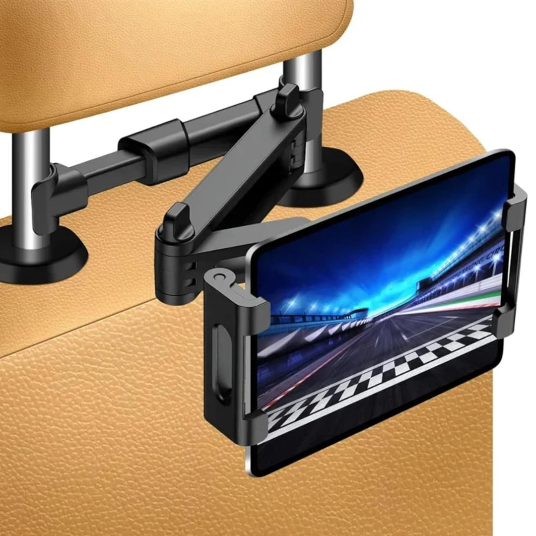 Uchwyt na tablet samochodowy do samochodu zagłówek między zagłówkami 1