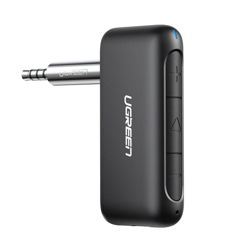 Odbiornik dźwięku audio do samochodu Bluetooth 5.0 AUX mini jack czarny 1